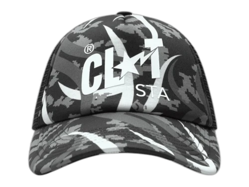 BAPE x CLOT Egra Camo Trucker Cap Grey