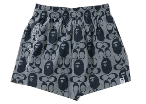BAPE x Coach Ladies Shorts Navy