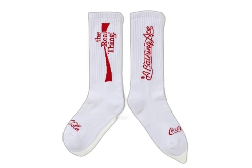 BAPE x Coca Cola Socks White