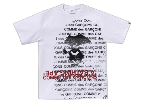 BAPE x Comme des Garcons Osaka II Tee White