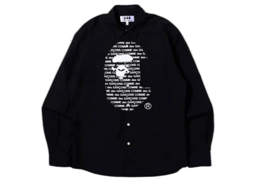 BAPE x Comme des Garcons Osaka Shirt Black