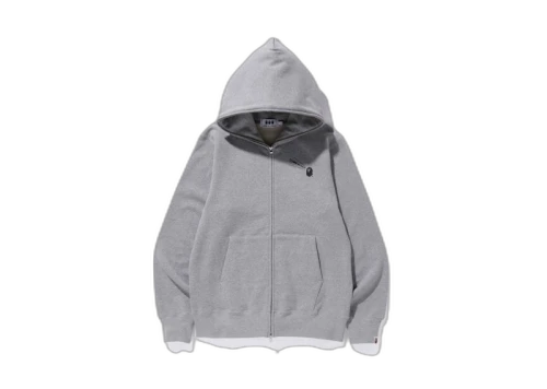 BAPE x Comme des Garcons Osaka Full Zip Hoodie Grey