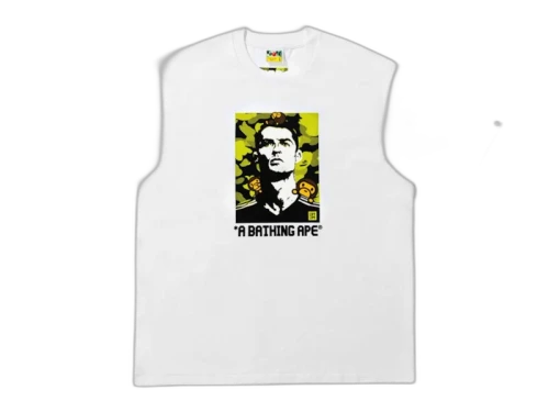 BAPE x CR7 Life Baby Milo Relaxed Fit Tee White