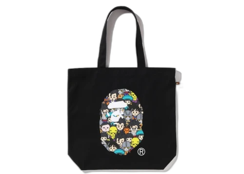 BAPE x Dragon Ball Super Ape Head Japan Exclusive Tote Bag Black