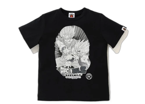 BAPE x Dragon Ball Z Big Ape Head Kids Tee Black