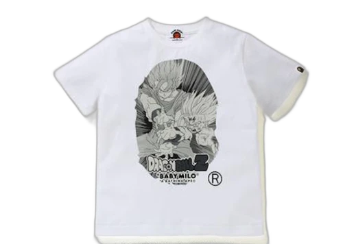 BAPE x Dragon Ball Z Big Ape Head Kids Tee White