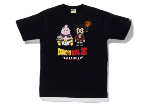 BAPE x Dragon Ball Z Majin Buu & Mr. Satan Baby Milo Tee (Kids) Black