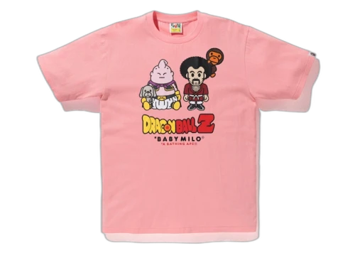 BAPE x Dragon Ball Z Majin Buu & Mr. Satan Baby Milo Tee (Kids) Pink