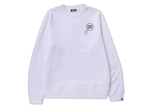 BAPE x DSM Crewneck White