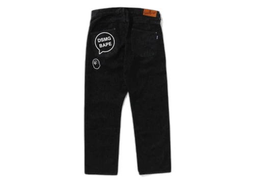 BAPE x DSM Denim Pants Black