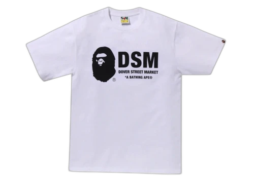 BAPE x DSM Tee White