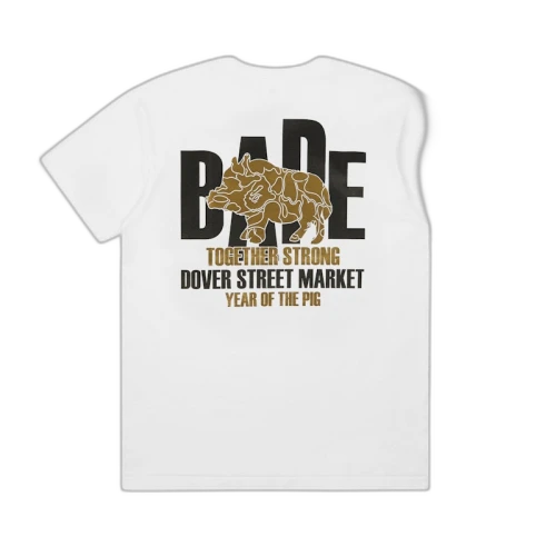 BAPE x DSM Together Strong Year of the Pig Tee White