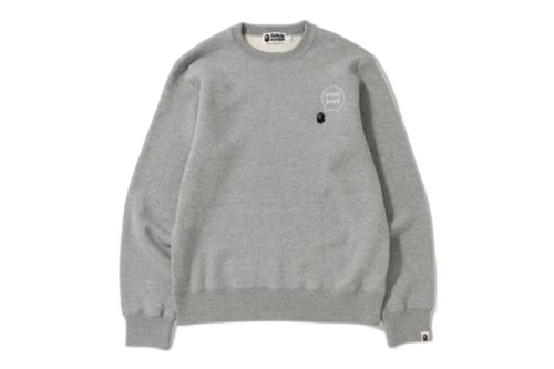 BAPE x DSMG 2 Crewneck Sweatshirt Gray