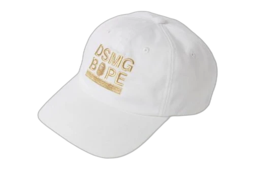 BAPE x DSMG Cap White