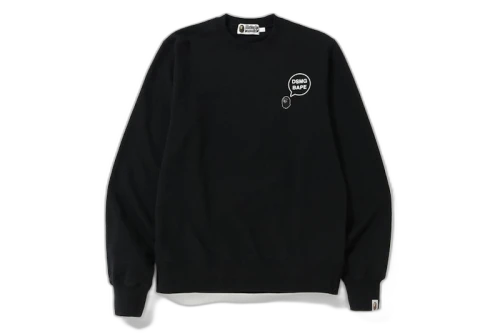 BAPE x DSMG Crewneck Sweatshirt Black