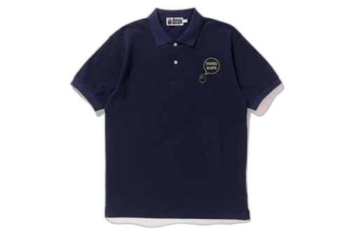 BAPE x DSMG Polo Navy