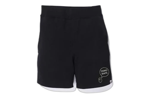 BAPE x DSMG Sweat Shorts Black
