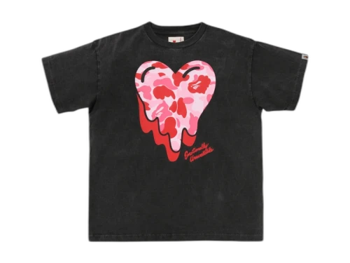 BAPE x Emotionally Unavailable ABC Camo Tee Black