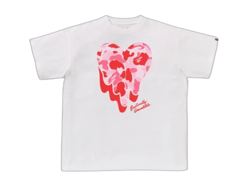 BAPE x Emotionally Unavailable ABC Camo Tee White