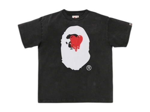 BAPE x Emotionally Unavailable Ape Head Tee Black