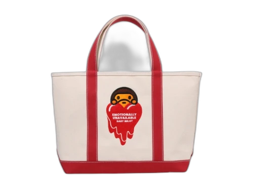 BAPE x Emotionally Unavailable Baby Milo Tote Bag Red