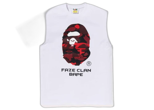 BAPE x Faze Clan Tee White