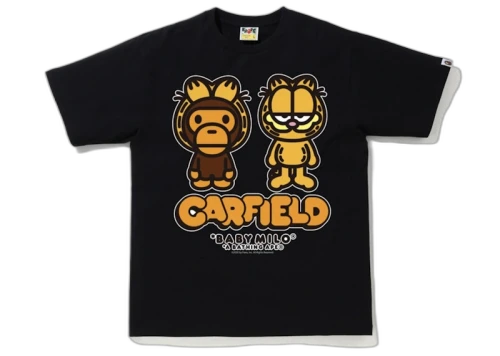 BAPE x Garfield #1 Tee Black