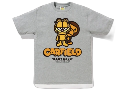 BAPE x Garfield #3 Tee Gray