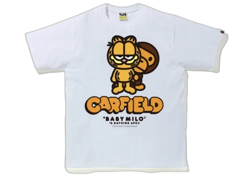 BAPE x Garfield #3 Tee White