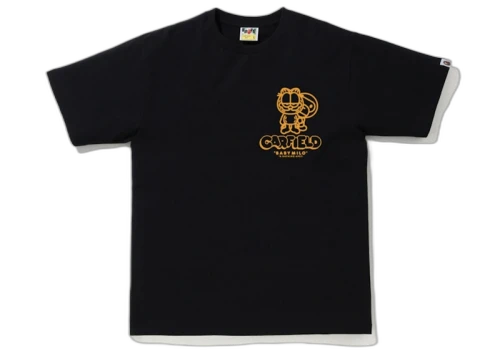 BAPE x Garfield #4 Tee Black