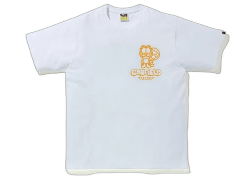 BAPE x Garfield #4 Tee White