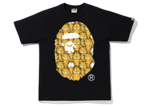 BAPE x Garfield #6 Tee Black