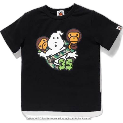 BAPE x Ghostbusters Baby Milo Kids Tee #6 Black