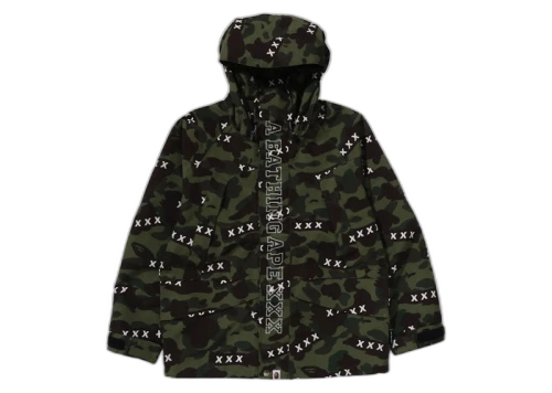BAPE x God Selection XXX Snowboard Jacket Green