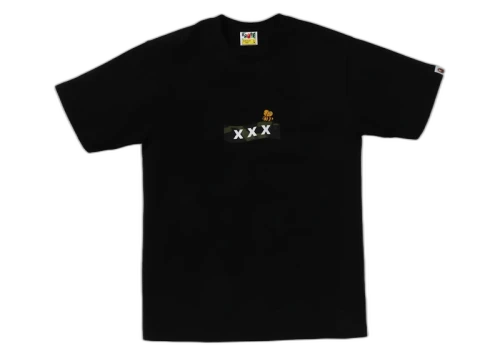 BAPE x God Selection XXX Tee Black