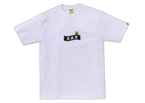 BAPE x God Selection XXX Tee White
