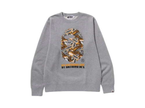 BAPE x Grip Swany By Bathing Ape Crewneck Grey