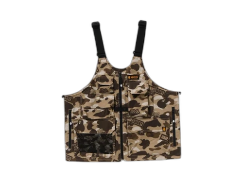 BAPE x Grip Swany GR Camo Fireproof Gear Bag Vest Beige