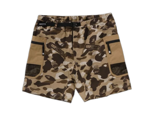 BAPE x Grip Swany GR Camo Fireproof Gear Buggy Shorts Beige