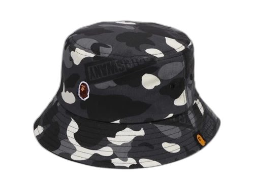 BAPE x Grip Swany GR Camo Fireproof II Bucket Hat Black
