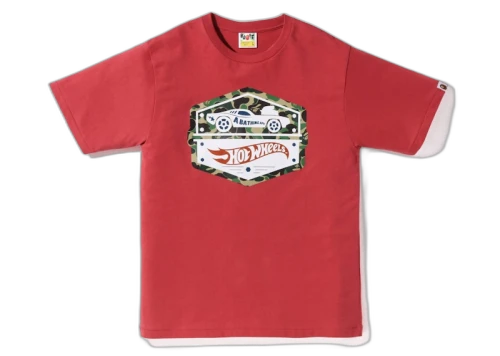 BAPE x Hot Wheels Car Exclusive Tee Red
