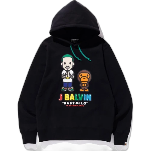 BAPE x J Balvin Milo Pullover Hoodie Black