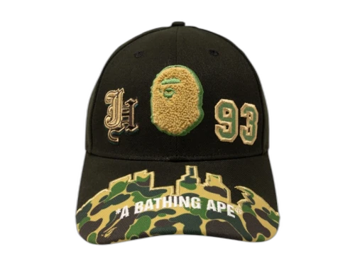 BAPE x Jeff Hamilton Hat Black