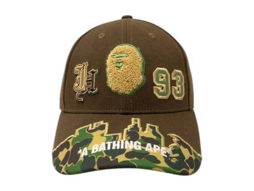 BAPE x Jeff Hamilton Hat Brown