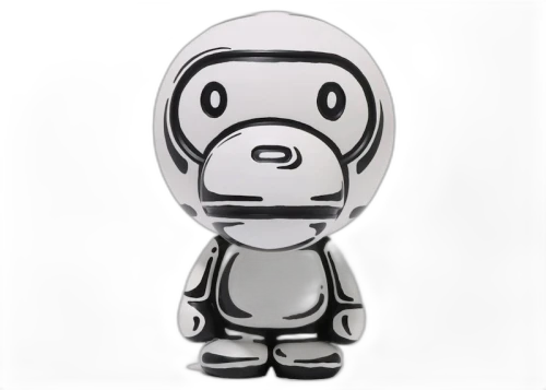 BAPE x Joshua Vides Baby Milo Figure Silver