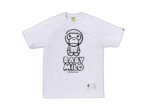 BAPE x Joshua Vides Baby Milo Tee White