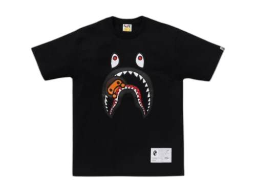 BAPE x Joshua Vides Milo Shark Tee Black