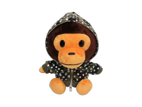 BAPE x Joshua Vides Shark Baby Milo 35cm Plush Doll Green