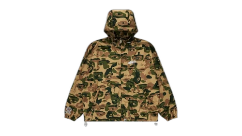 BAPE x KidSuper Camo Lightweight Jacket Green