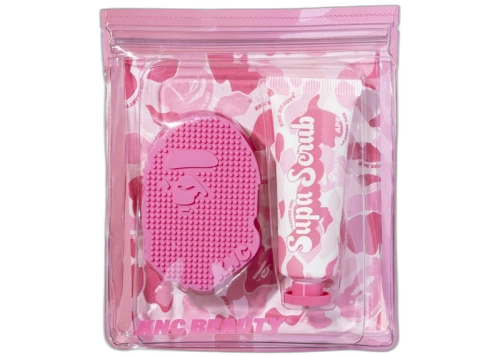BAPE X KNC Beauty Amenity Womens Pouch Pink